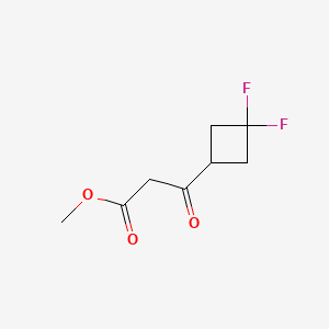 methyl 3-(3,3-difluorocyclobutyl)-3-oxopropanoate CAS 1191096-28-2