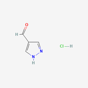 1H-pyrazole-4-carbaldehyde;hydrochloride CAS 1197230-88-8