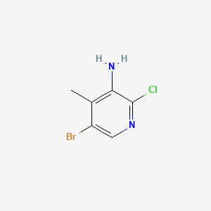 5-bromo-2-chloro-4-methylpyridin-3-amine CAS 1204231-59-3