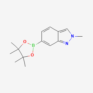 2-methyl-6-(4,4,5,5-tetramethyl-1,3,2-dioxaborolan-2-yl)indazole CAS 1204580-79-9