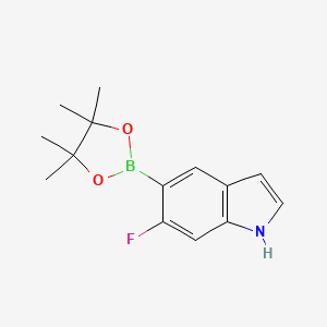 6-fluoro-5-(4,4,5,5-tetramethyl-1,3,2-dioxaborolan-2-yl)-1H-indole CAS 1207623-96-8