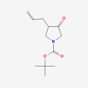 tert-butyl 3-oxo-4-prop-2-enylpyrrolidine-1-carboxylate CAS 120871-73-0