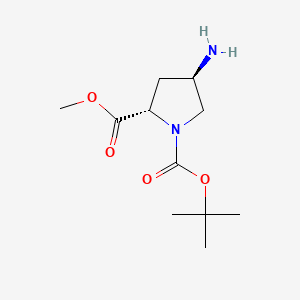 1-O-tert-butyl 2-O-methyl (2S,4R)-4-aminopyrrolidine-1,2-dicarboxylate CAS 121148-00-3