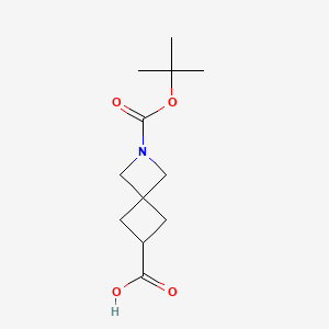2-[(2-methylpropan-2-yl)oxycarbonyl]-2-azaspiro[3.3]heptane-6-carboxylic acid CAS 1211526-53-2