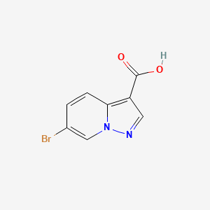 6-bromopyrazolo[1,5-a]pyridine-3-carboxylic acid CAS 1211596-19-8