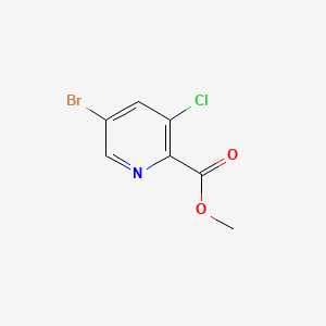 methyl 5-bromo-3-chloropyridine-2-carboxylate CAS 1214336-41-0