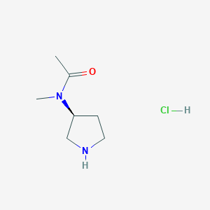 N-methyl-N-[(3S)-pyrrolidin-3-yl]acetamide;hydrochloride CAS 1215264-39-3