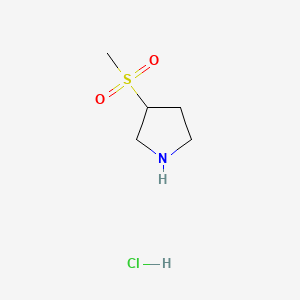 3-methylsulfonylpyrrolidine;hydrochloride CAS 1215368-15-2