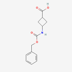 3-(phenylmethoxycarbonylamino)cyclobutane-1-carboxylic acid CAS 1217802-45-3