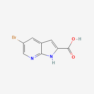 5-bromo-1H-pyrrolo[2,3-b]pyridine-2-carboxylic acid CAS 1222175-20-3