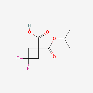 3,3-difluoro-1-propan-2-yloxycarbonylcyclobutane-1-carboxylic acid CAS 1225532-90-0