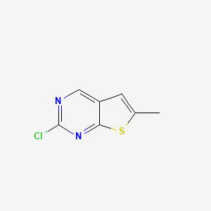 2-chloro-6-methylthieno[2,3-d]pyrimidine CAS 1225875-20-6