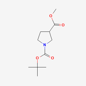1-O-tert-butyl 3-O-methyl pyrrolidine-1,3-dicarboxylate CAS 122684-33-7