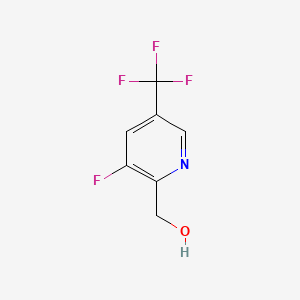 [3-fluoro-5-(trifluoromethyl)-2-pyridinyl]methanol CAS 1227515-52-7