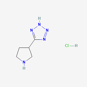 5-pyrrolidin-3-yl-2H-tetrazole;hydrochloride CAS 1228583-52-5