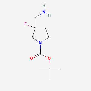 tert-butyl 3-(aminomethyl)-3-fluoropyrrolidine-1-carboxylate CAS 1228765-06-7