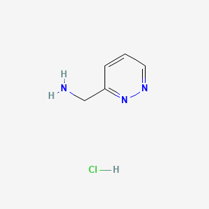 pyridazin-3-ylmethanamine;hydrochloride CAS 1228788-25-7
