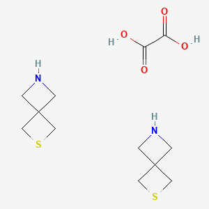 oxalic acid;bis(2-thia-6-azaspiro[3.3]heptane) CAS 1233143-48-0