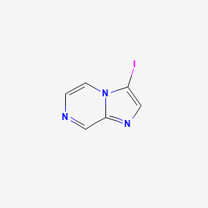 3-iodoimidazo[1,2-a]pyrazine CAS 1233689-64-9