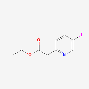 ethyl 2-(5-iodo-2-pyridinyl)acetate CAS 1234615-80-5