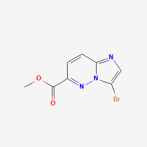methyl 3-bromoimidazo[1,2-b]pyridazine-6-carboxylate CAS 1234616-07-9