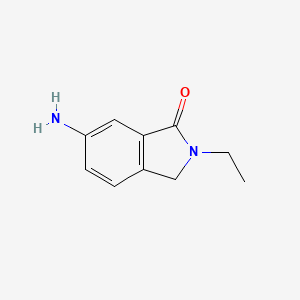 6-amino-2-ethyl-3H-isoindol-1-one CAS 1234616-17-1