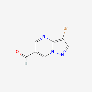 3-bromopyrazolo[1,5-a]pyrimidine-6-carbaldehyde CAS 1234616-43-3