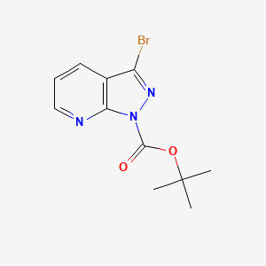tert-butyl 3-bromopyrazolo[5,4-b]pyridine-1-carboxylate CAS 1234616-46-6