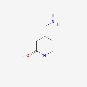 4-(aminomethyl)-1-methylpiperidin-2-one CAS 1234616-57-9