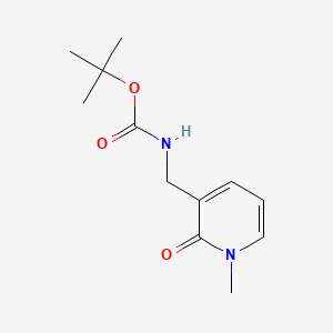 tert-butyl N-[(1-methyl-2-oxo-3-pyridinyl)methyl]carbamate CAS 1234616-68-2
