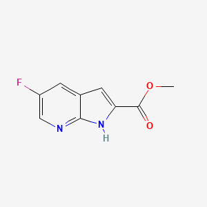 methyl 5-fluoro-1H-pyrrolo[2,3-b]pyridine-2-carboxylate CAS 1234616-72-8