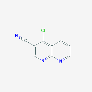 4-chloro-1,8-naphthyridine-3-carbonitrile CAS 1234616-73-9