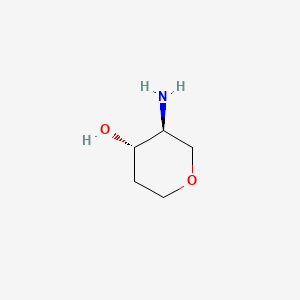 (3S,4S)-3-aminooxan-4-ol CAS 1240390-32-2