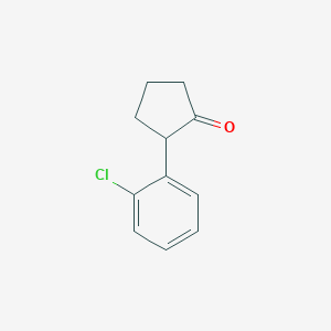 2-(2-chlorophenyl)cyclopentan-1-one CAS 1242029-81-7