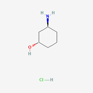 trans-(1S,3S)-3-aminocyclohexan-1-ol;hydrochloride CAS 124555-43-7