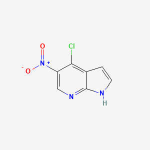 4-chloro-5-nitro-1H-pyrrolo[2,3-b]pyridine CAS 1245645-97-9