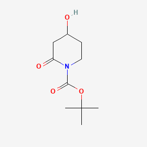tert-butyl 4-hydroxy-2-oxopiperidine-1-carboxylate CAS 1245646-10-9
