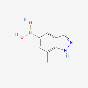 (7-methyl-1H-indazol-5-yl)boronic acid CAS 1245816-07-2