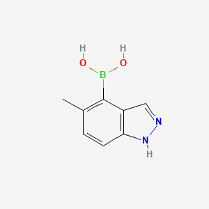 (5-methyl-1H-indazol-4-yl)boronic acid CAS 1245816-10-7