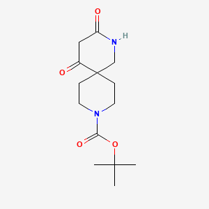 tert-butyl 3,5-dioxo-2,9-diazaspiro[5.5]undecane-9-carboxylate CAS 1245917-55-8
