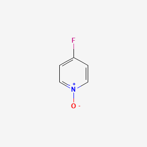 4-fluoro-1-oxidopyridin-1-ium CAS 124666-05-3