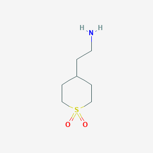 2-(1,1-dioxothian-4-yl)ethanamine CAS 1247501-81-0