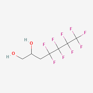 4,4,5,5,6,6,7,7,7-nonafluoroheptane-1,2-diol CAS 125070-38-4