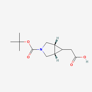 2-[(1R,5S)-3-[(2-methylpropan-2-yl)oxycarbonyl]-3-azabicyclo[3.1.0]hexan-6-yl]acetic acid CAS 1250994-19-4