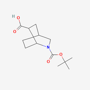 2-[(2-methylpropan-2-yl)oxycarbonyl]-2-azabicyclo[2.2.2]octane-6-carboxylic acid CAS 1250997-05-7