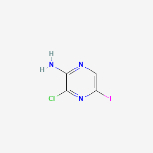 3-chloro-5-iodopyrazin-2-amine CAS 1252597-70-8