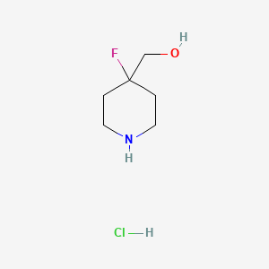 (4-fluoropiperidin-4-yl)methanol;hydrochloride CAS 1254115-16-6