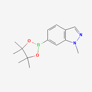 1-methyl-6-(4,4,5,5-tetramethyl-1,3,2-dioxaborolan-2-yl)indazole CAS 1256359-09-7
