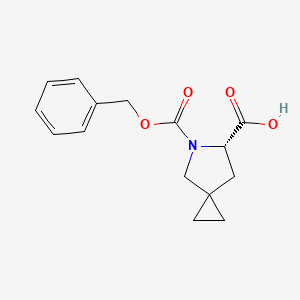 (6S)-5-phenylmethoxycarbonyl-5-azaspiro[2.4]heptane-6-carboxylic acid CAS 1256388-47-2