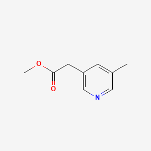 methyl 2-(5-methyl-3-pyridinyl)acetate CAS 1256804-64-4